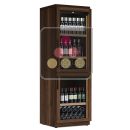 Freestanding dual temperature wine service cabinet - Standing bottles ACI-CEW1600V