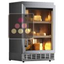 Built-in refrigerated cabinet for cheese storage - Stainless steel front ACI-CFI1220E