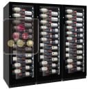 Combination of 3 Single temperature wine service or storage cabinets ACI-CHA792