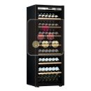 Single temperature wine ageing or service cabinet - Full Glass door - Inclined bottles ACI-TRT611FP3