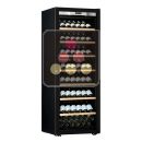 Cave à vin Mono-Température de vieillissement ou de service - Porte Full Glass - Présentation inclinée  ACI-TRT611FP3