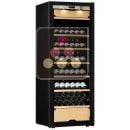Multi-Purpose Ageing and Service Wine Cabinet for cold and tempered wine - 3 temperatures - Inclined bottles - Full Glass door ACI-TRT623FP2