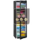 Freestanding professional refrigerator - Glass door with LED and display - 441L ACI-LIP153