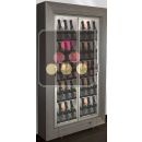 Freestanding multi-purpose wine display cabinet - P36cm - Inclined bottles - Flat frame ACI-HMDH17000PE