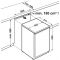 Table-top positif ventilé vitré encastrable sous plan - carrosserie inox - 130L