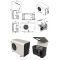 Climatiseur de cave - Évaporateur gainable - 1130W - Froid, Chauffage et Humidification