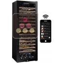 Connected mono or multi-temperature wine cabinet for service and storage with smart shelves ACI-SOM802