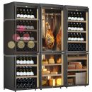 6-temperature combination: 3 wine cellars for serving or storage, 1 cured meat cellar, 1 cheese cellar and 1 cigar cellar ACI-CMB3670P