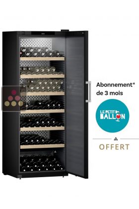 Cave à vin mono-température de vieillissement ou de service connectée
