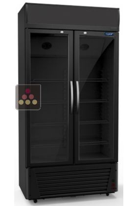 Armoire positive Noire - 2 portes - 559L - Second choix