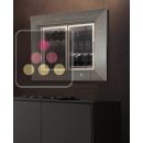 Built-in multi-temperature wine display cabinet - Mixed equipment - Flat frame ACI-HMDR13000ME