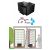 Climatiseur monobloc 1 température pour armoire à vin de 800 Watts - Froid et humidification - Evacuation Up - 30m3