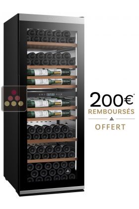 Cave à vin 2 températures de service et de conservation connectée - Equipement mixte