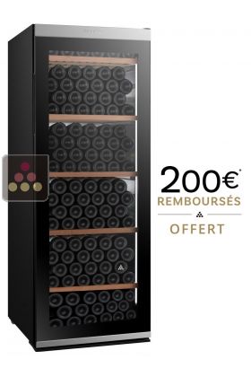 Cave à vin mono-température de service ou de conservation connectée