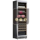 Single temperature built in wine storage and service cabinet - Stainless steel front - Inclined bottles and sliding shelves ACI-CFI1500CPE