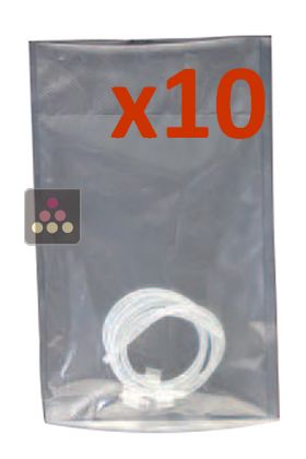 10 lots de Kit de 1 tube plongeur + 3 filtres