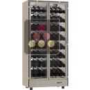 Vitrine à vin modulaire multi-températures 2 faces vitrées - Pose libre - Bouteilles inclinées ACI-HMDR16002