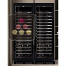 Combiné de 2 caves à vin enchassables deux températures de service ACI-CHA25000E