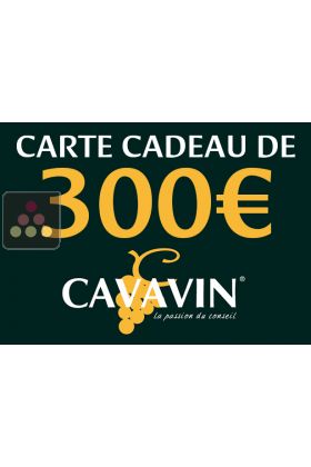 Carte Cadeau CAVAVIN 300€ du 04/04/2025 au 31/05/2025 suivant conditions