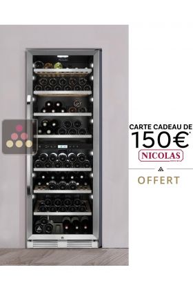 Cave à vin enchassable 2 températures de service ou de conservation