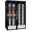Combiné de 2 caves à vin mono-température de service ou de conservation ACI-SOM2600C