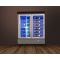 Vitrines à vin encastrable multi-températures - P36cm - Bouteilles horizontales - avec Cadre face avant uniquement  