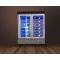 Vitrines à vin encastrable multi-températures - P36cm - Usage pro -Bouteilles horizontales - avec Cadre face avant uniquement  