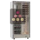 Vitrine à vin modulaire multi-usages - P51cm - Sans équipement - Sans habillage - Pose libre ou encastrable ACI-MDH906