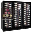 Combiné de 3 caves à vin mono-température de service ou de conservation ACI-CHA36000C