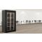 Vitrine à vin traversante 2 faces vitrées multi-températures pour installation centrale - Usage pro - Bouteilles verticales - Cadre droit