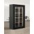Vitrine à vin traversante 2 faces vitrées multi-températures pour installation centrale - Usage pro - Bouteilles verticales - Cadre droit