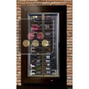 Vitrine à vin encastrable traversante multi-températures - Bouteilles horizontales ACI-HMDR17001HE