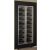 Vitrine à vin encastrable multi-températures - Bouteilles inclinées - Cadre droit