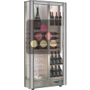 Vitrine à vin modulaire multi-températures - Usage pro - P36cm - 3 côtés vitrés - Sans habillage magnétique - Sans équipement intérieur - SECOND CHOIX ACI-TCM129-ZE091