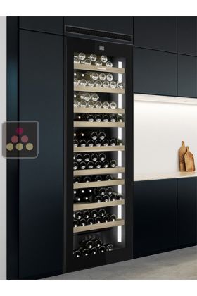 Cave à vin 2 températures de conservation ou de service connectée 
