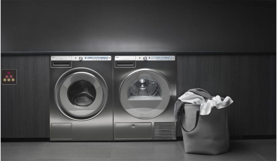 Sèche-linge à pompe à chaleur Logic - 8 Kg - Titanium - Pose libre