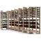 Aménagement de cave Bois et métal pour 594 bouteilles - 6 caisses bois - 20 magnums  - Fabrication spécifique - Wood System