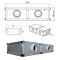 Climatiseur de cave 2750W - Évaporateur gainable - Froid, Chauffage et Humidification