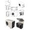 Climatiseur de cave - Évaporateur gainable - 2370W - Froid, Chauffage et Humidification