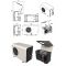 Climatiseur de cave - Évaporateur gainable - 780W - Froid, Chauffage et Humidification