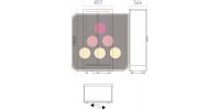 CALICE DESIGN ENCASTRABLE ACI-TCB103N-R290-1
