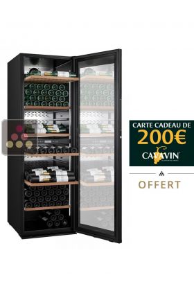 Cave à vin 2 températures de service et de conservation connectée
