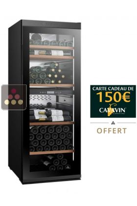 Cave à vin 2 températures de service et de conservation connectée