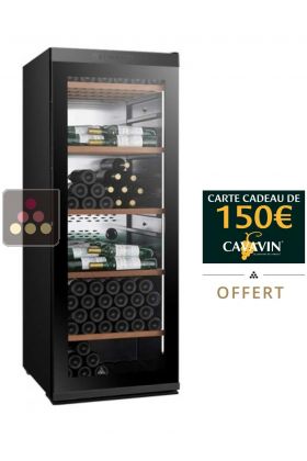 Cave à vin mono-température de service ou de conservation connectée