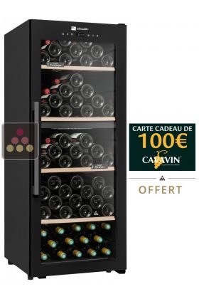 Cave à vin 2 températures de service et de conservation 