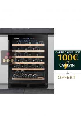 Cave à vin mono-température de service encastrable sous plan