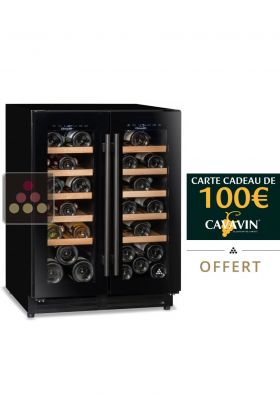 Cave à vin 2 températures de service 