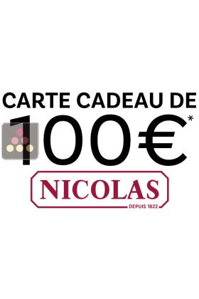Carte Cadeau NICOLAS 100€ du 04/04/2025 au 31/05/2025 suivant conditions