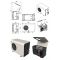 Climatiseur de cave 1130W - Evaporateur gainable vertical - Froid, Chauffage et Humidification