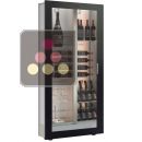 Vitrine à vin encastrable multi-températures - Usage pro - Sans équipement - P36cm - Sans habillage ACI-TCB921-1